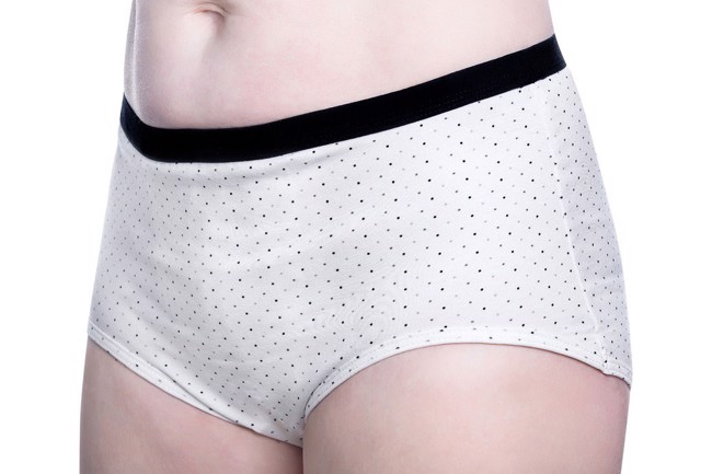 incontinentie ondergoed voor vrouwen - White Midi